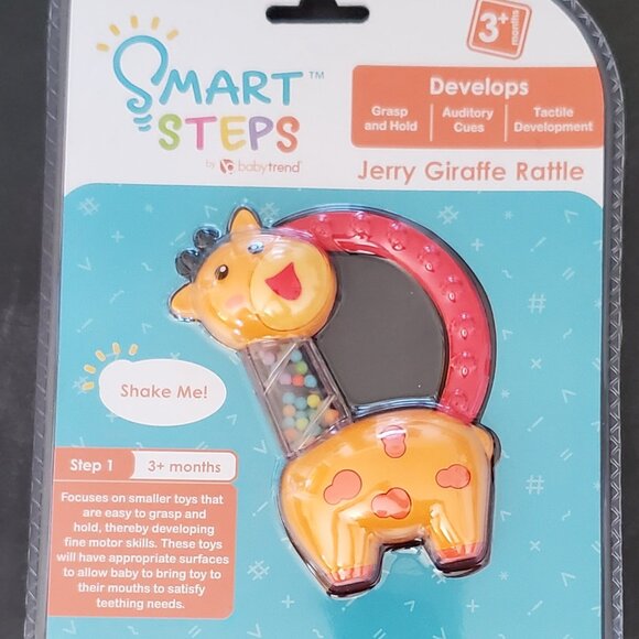 Smart Steps Jerry Giraffe Rattle 3 to 12 months Brand New Still in Package - Picture 3 of 4